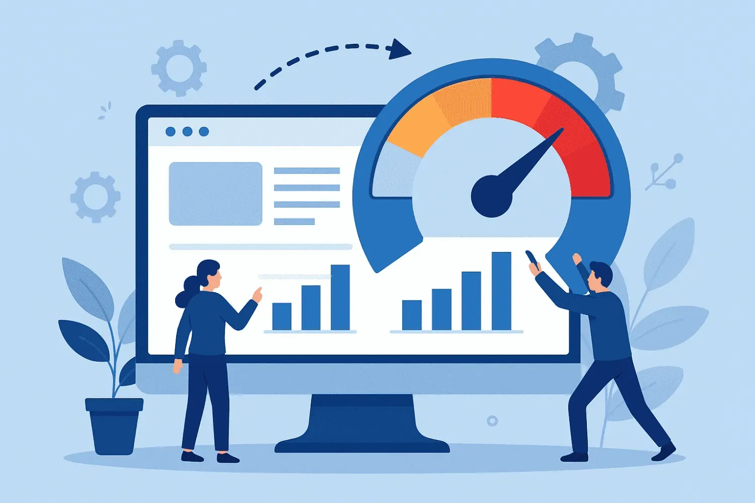 An advanced technique illustration for enhancing website performance.